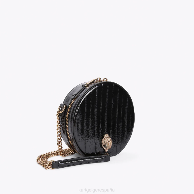 Kurt Geiger mujer bolso london redondo pequeño shoreditch 2LPR136 | bolsas negro